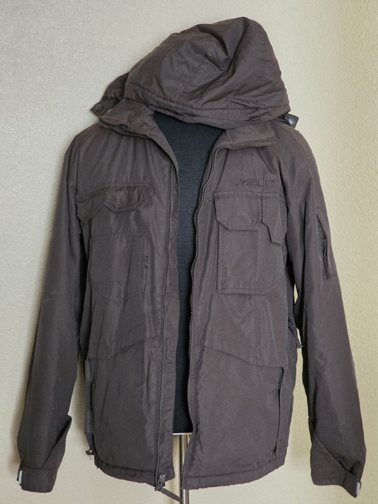 Helix Brown Snowboard Jacket Coat SIZE MEDIUM / NICE CONDITION!
