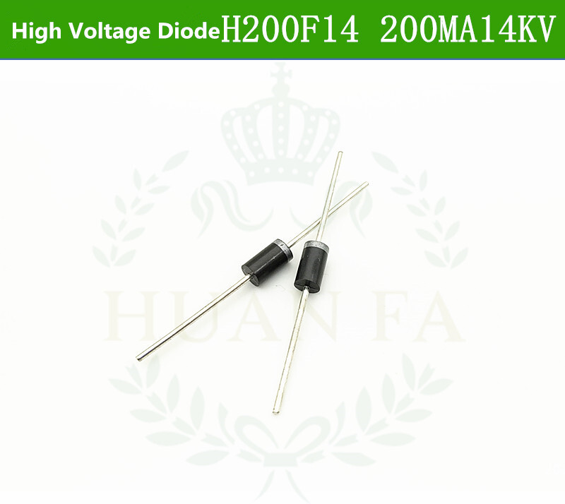 2pcs High Voltage Diode H200F14 Rectifier Silicon Stack 200mA 14kV 100nS