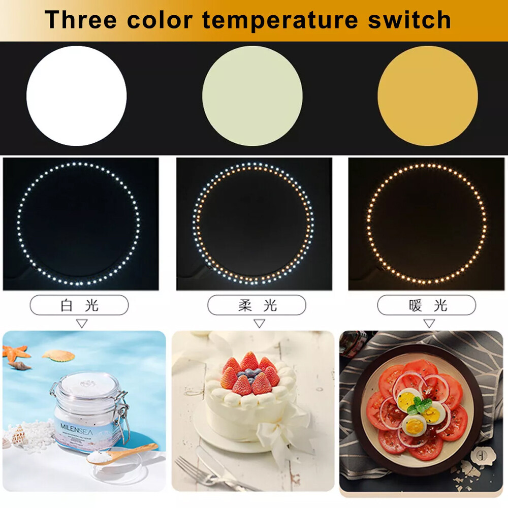 12"X12" LED Light Box Tent Portable Photo Studio Photography Shooting Background