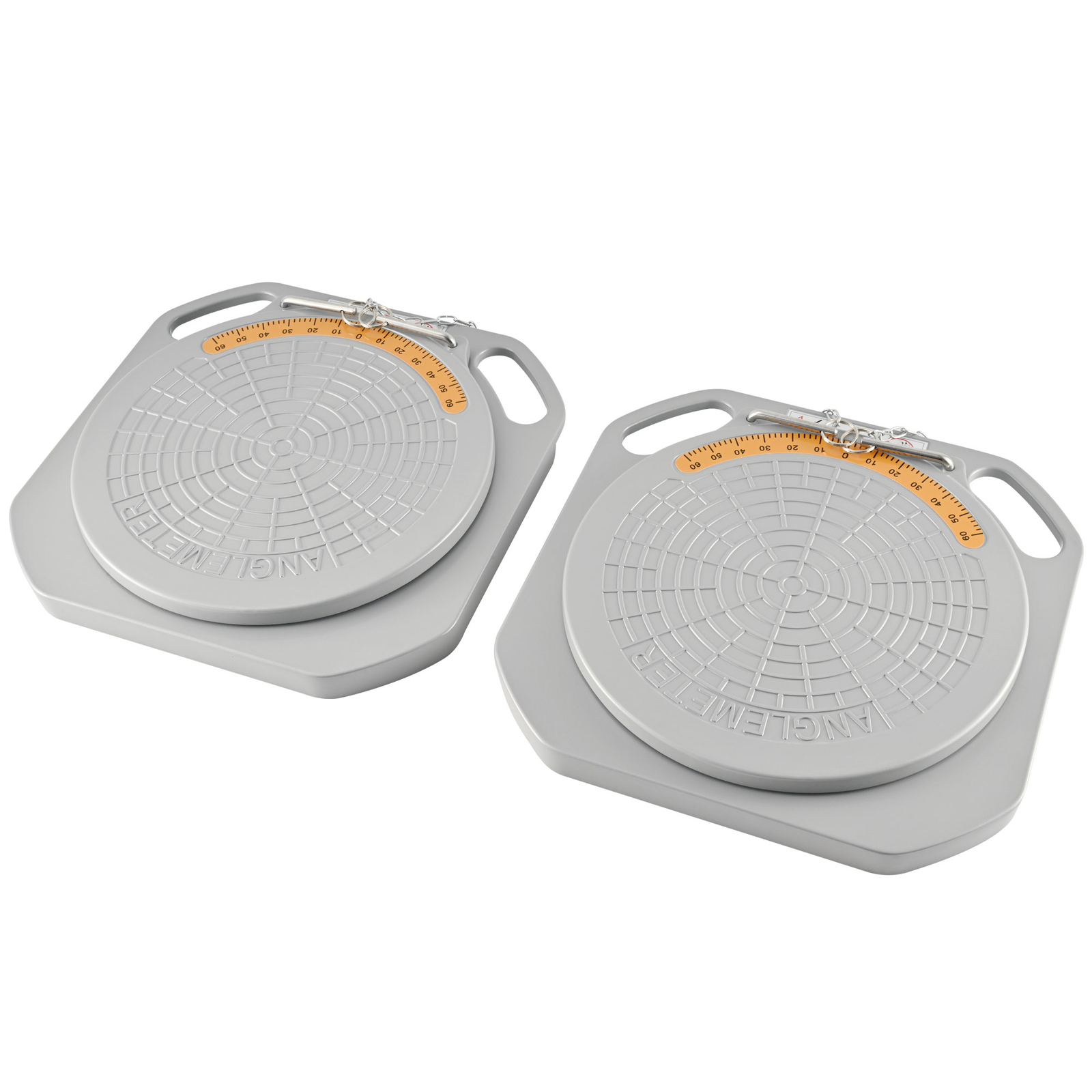 360° Rotating One Pair Aluminum Turntable Wheel Alignment Turn Plate Table 5 Ton