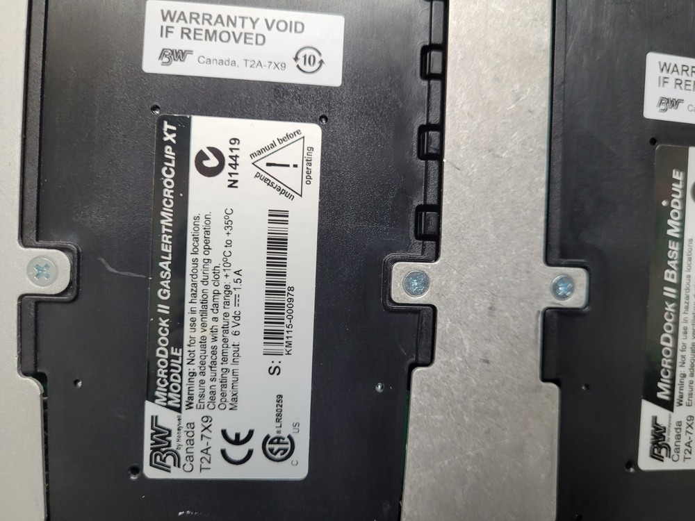 BW MicroDock II System & DockModule II GasAlertMicroClip XT Test & Calibration