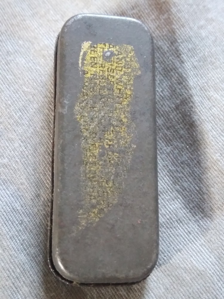 Tiny Rare Zodenta Advertising Tin.