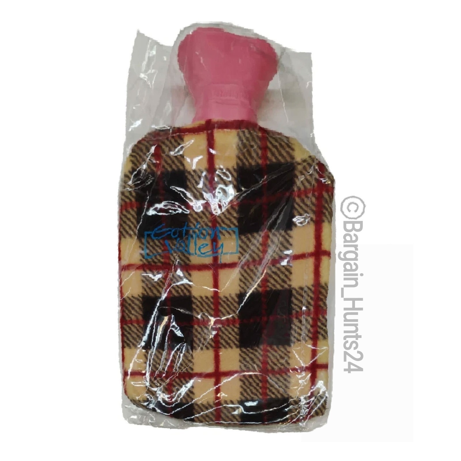 Hot Water Bottle with Plush Cover Rubber Bag For Warm Therapy 2000ml (Pack of 1)