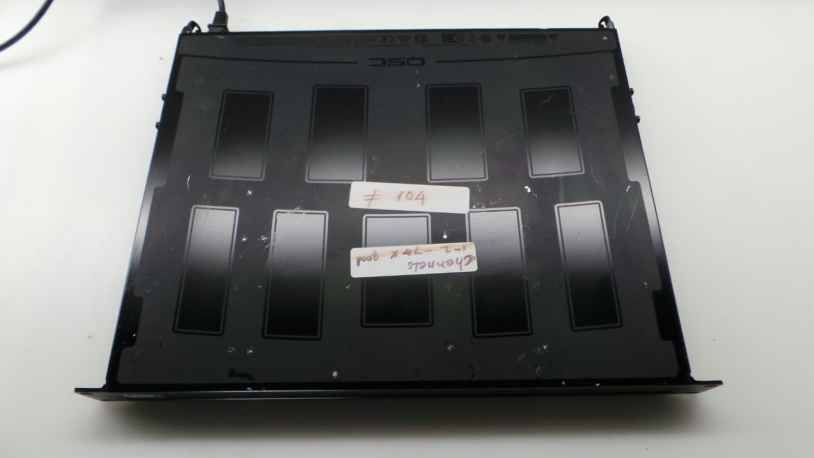 QSC MP-A80V 8-Channels 200W LO-Z/HI-Z Commercial Amplifier - Used - Read