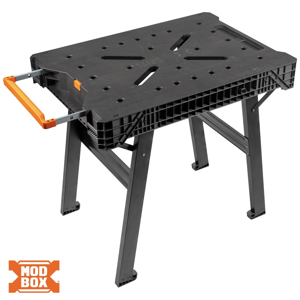 Klein Tools 54410MB MODbox Folding Work Bench Portable 1000 lb Capacity