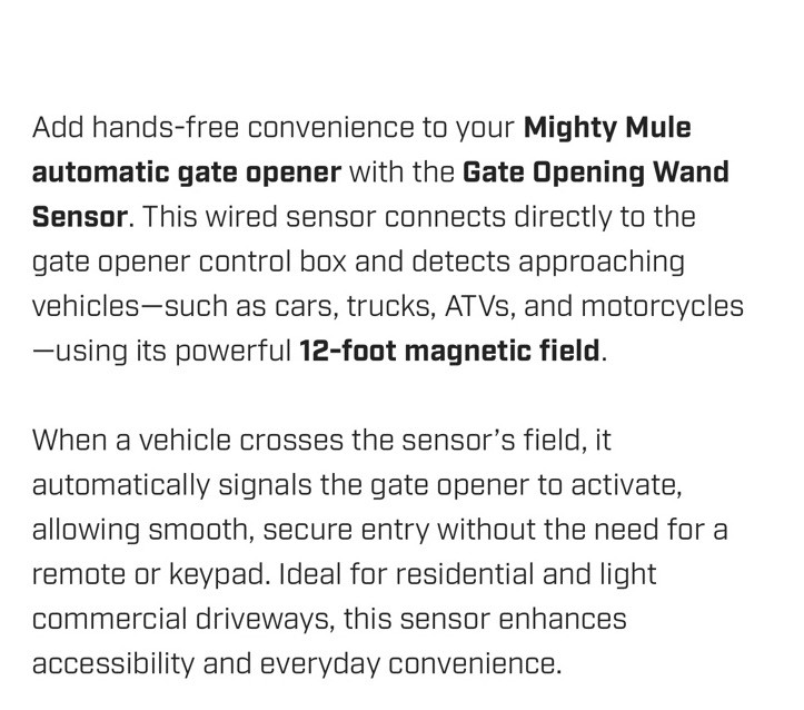 GTO/PRO Residental access System-100’ exit wand