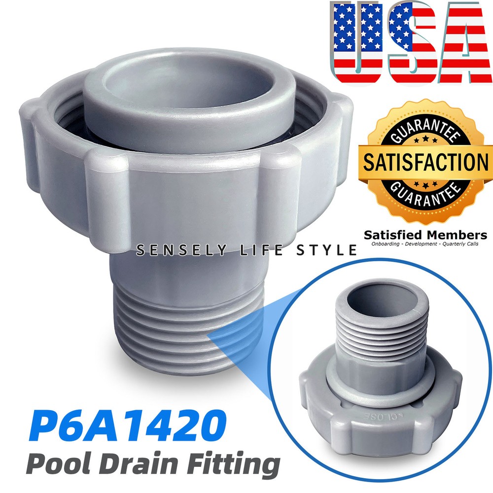 Swimming Pool Drain Fitting Hose Adapter US Replacement Compatible with Coleman