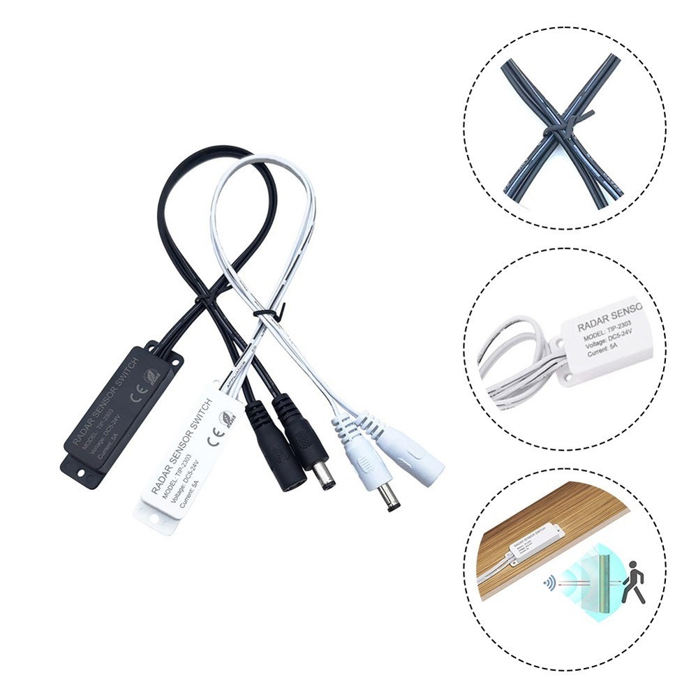 Microwave Induction Switch for 5 to 24V LED Lights with Automatic Operation