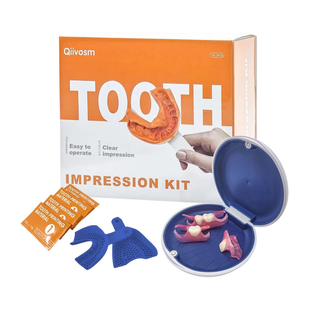 Custom Removable Dentures – Personalized Partial Denture Set for Tooth Rep