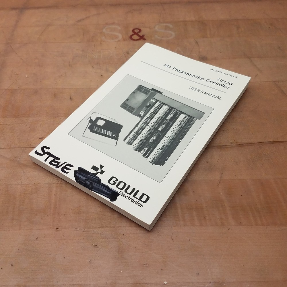 Gould Electronics ML-C484-000 Modicon 484 Programmable Controller Manual, Rev B