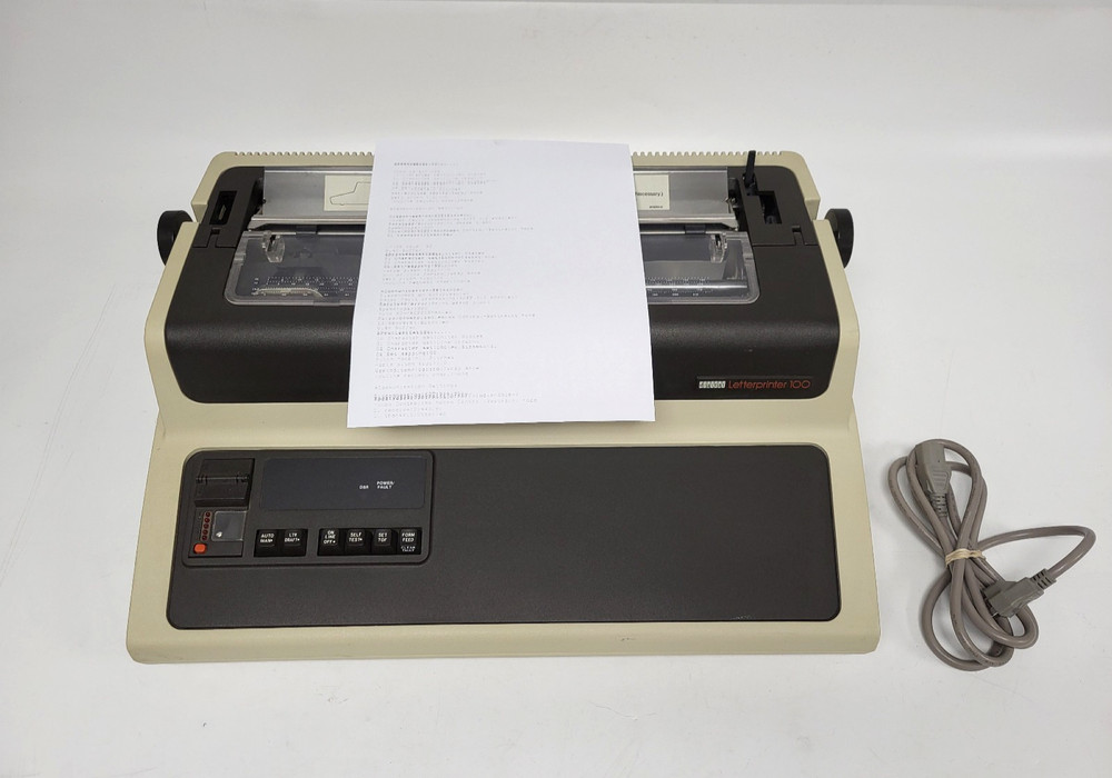 Vintage 1980s Digital DEC LetterPrinter 100 Dot Matrix Printer (Powers On)