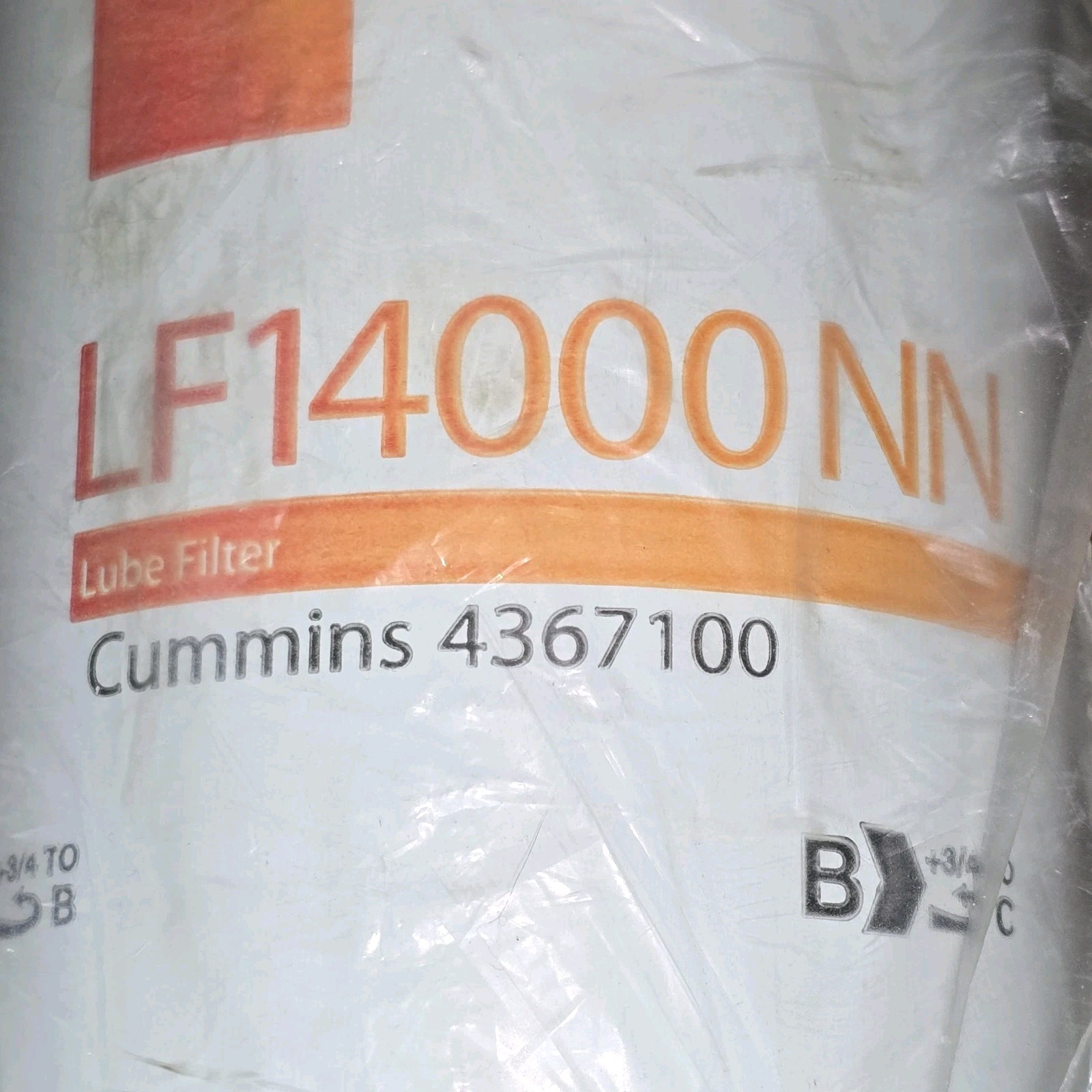 LF14000NN Fleetguard Lube NanoNet Spin-On Oil Filter - Cummins 4367100