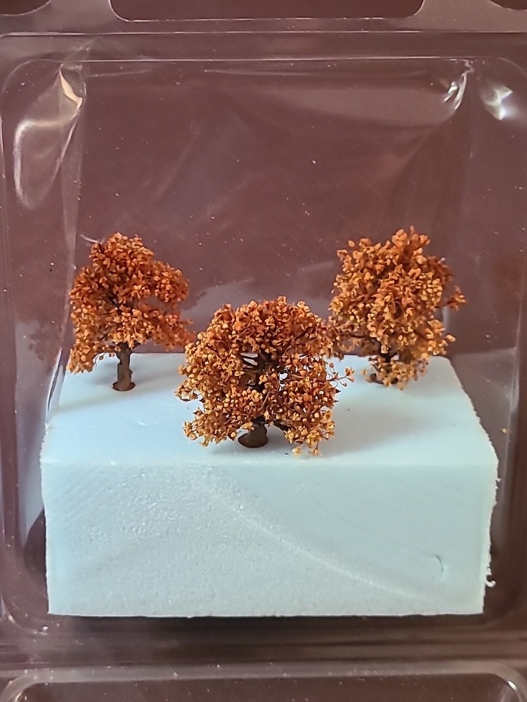 Vintage Accurate Dimensional Scale Landscaping Trees