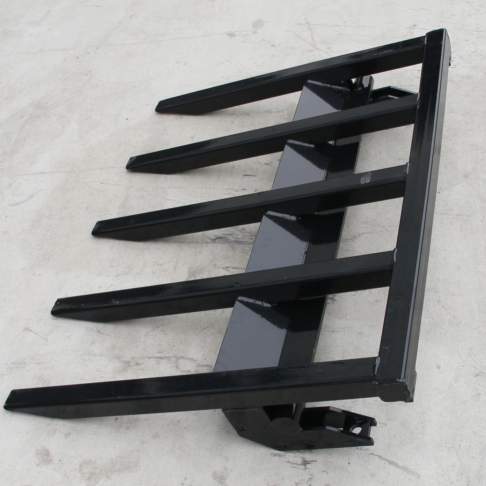 60" Clamp Debris Forks Tractor Skid Steer Loader Bucket Pallet Forks Heavy Steel