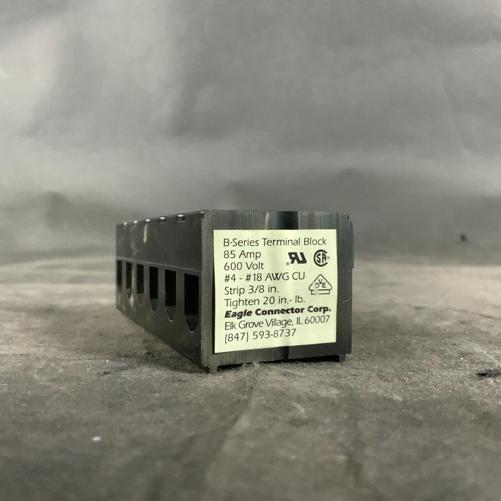 EAGLE CONNECTOR CORP. B-SERIES TERMINAL BLOCK ($10 OBO)