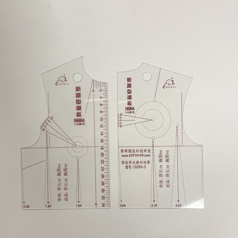 Clothing Ruler Pattern Making Templates Quilting Curved Ruler for Sewing