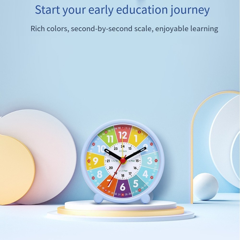 Kid's Classroom Clock Analog And Digital Time Learning Comprehensive Time Tool