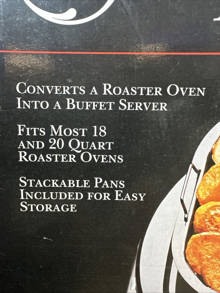 GE 168977, ROASTER OVEN CONVERSION TO BUFFET SERVER INSERT PANS