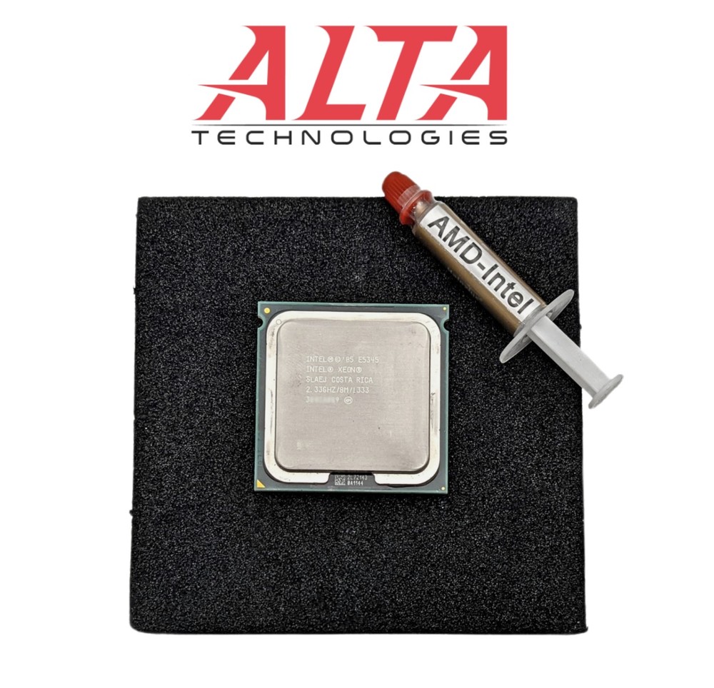 Intel SLAEJ Xeon E5345 2.33GHz Quad-Core 8MB 4C Processor w/ Thermal Grease