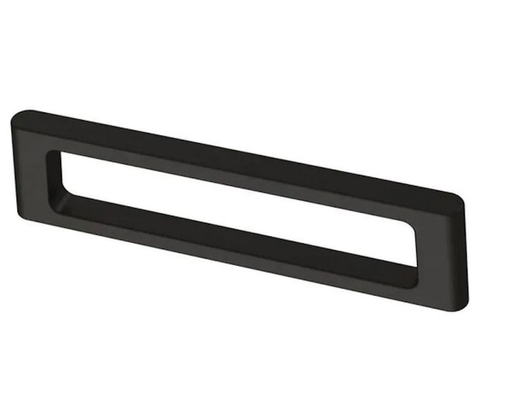 3-3/4" Square Cabinet Pull Flat Black
