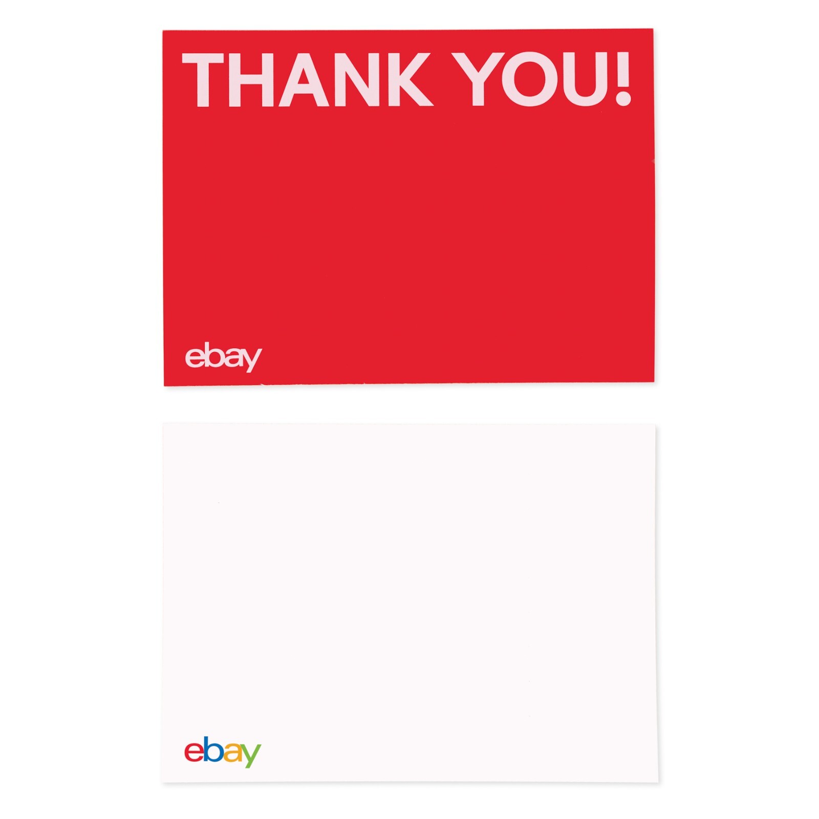 NEW Thank You Cards – Red, Blue, Green and Yellow