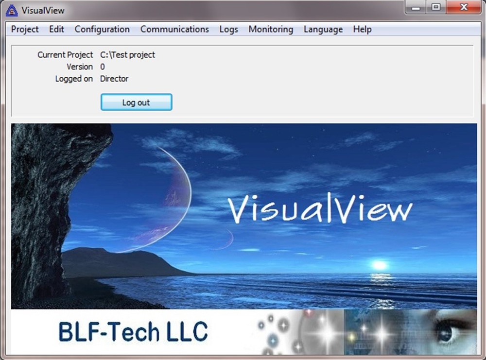VisualView SCADA/HMI software complete development/runtime package Unlimited tag
