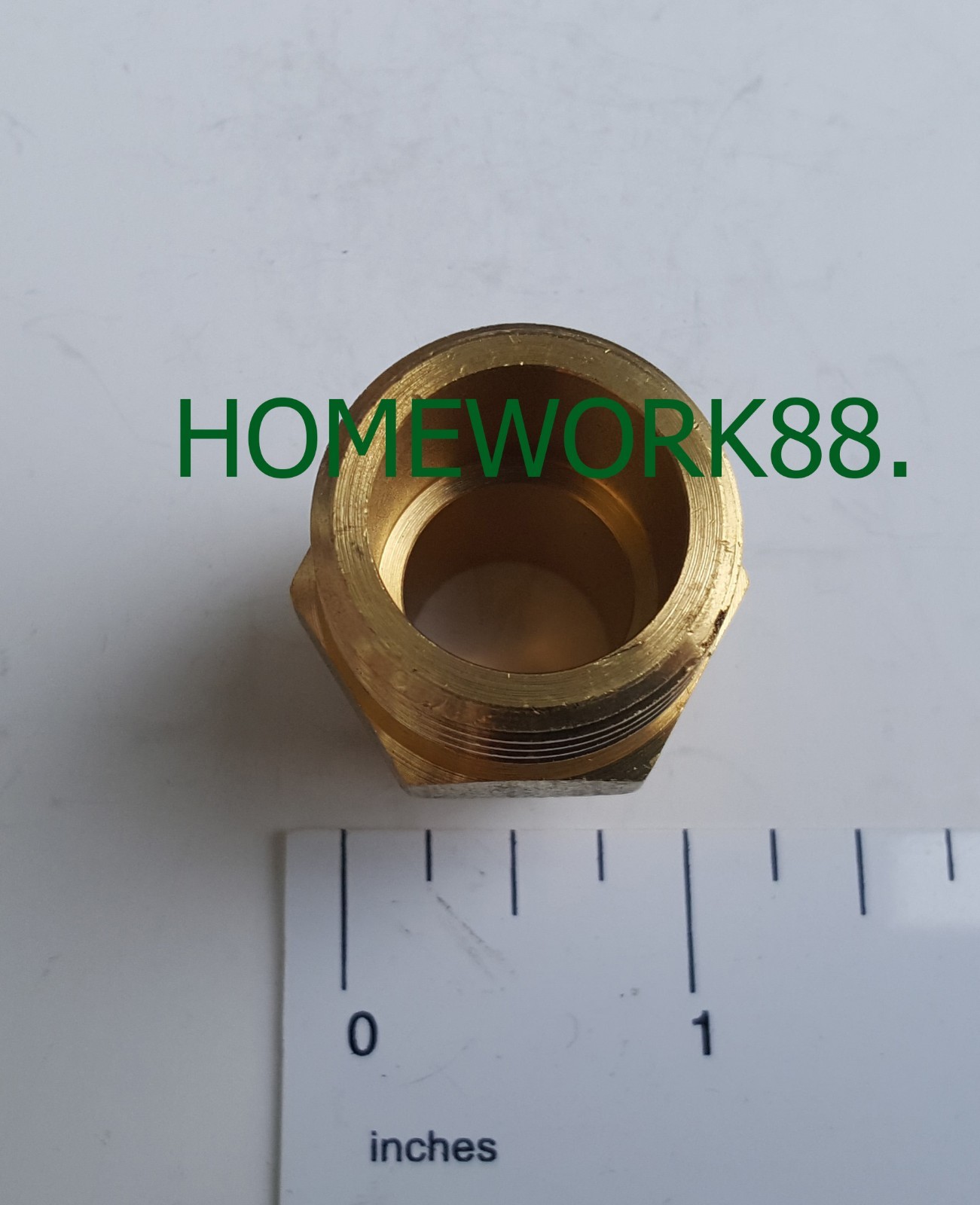 1 PIECE - 1/2" MALE NPT PIPE X 3/4" MHT GARDEN HOSE ADAPTERS - LEAD FREE BRASS
