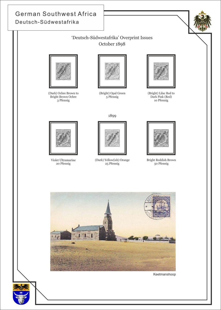 Germany Reich Colonies PDF(DIGITAL) STAMP ALBUM PAGES