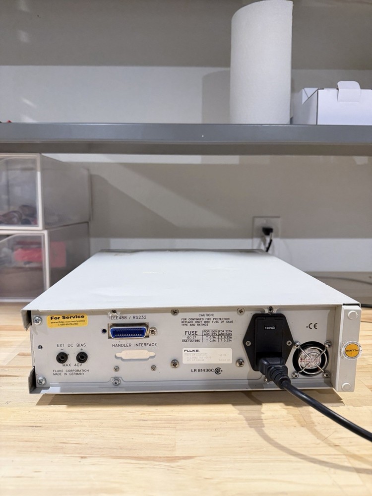 FLUKE PM6306 LCR PROGRAMMABLE AUTOMATIC RCL METER DC - 1MHZ (TESTED) SHIPS FAST