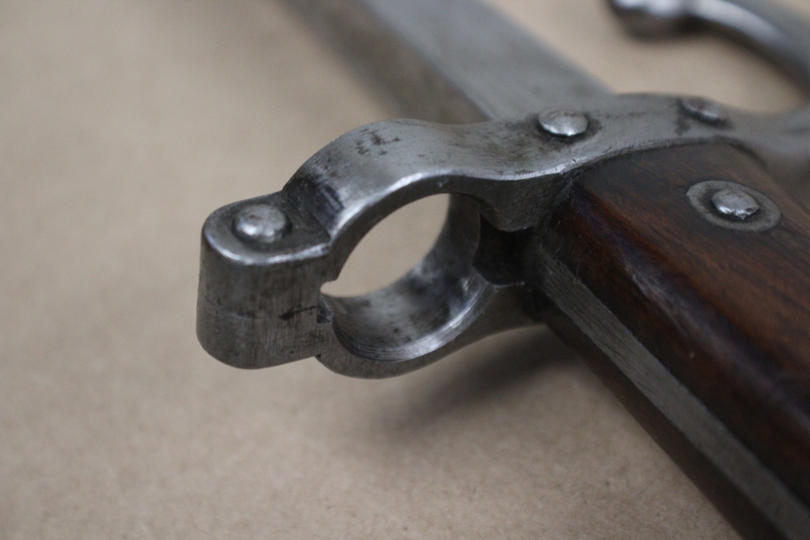 M1874 France GRAS Sword Type Bayonet W/Original Metal Scabbard