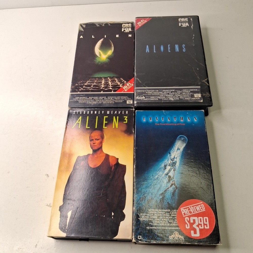 Alien Trilogy + Leviathan VHS