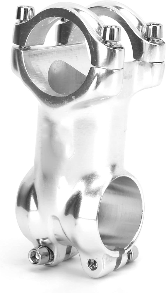Stem 31.8Mm Silver Stem Handlebar Riser Extender Aluminum Alloy Handlebar Stem f