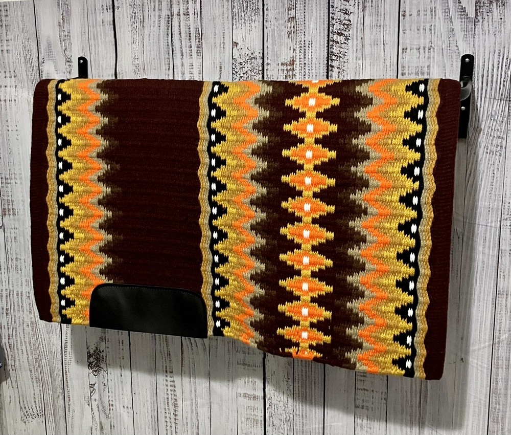 Orange & Yellow Western Show Pad