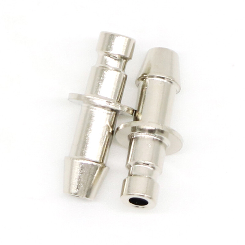50pcs，Male Blood Pressure Metal NIBP Adapter Cuff Quick Connector Self-locking