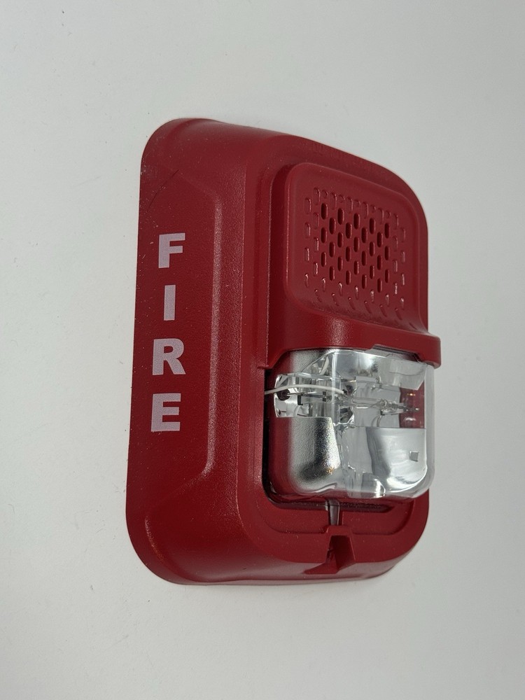 System Sensor P2RL Horn Strobe Red Wall Mount *UNTESTED* Read Desc!!!