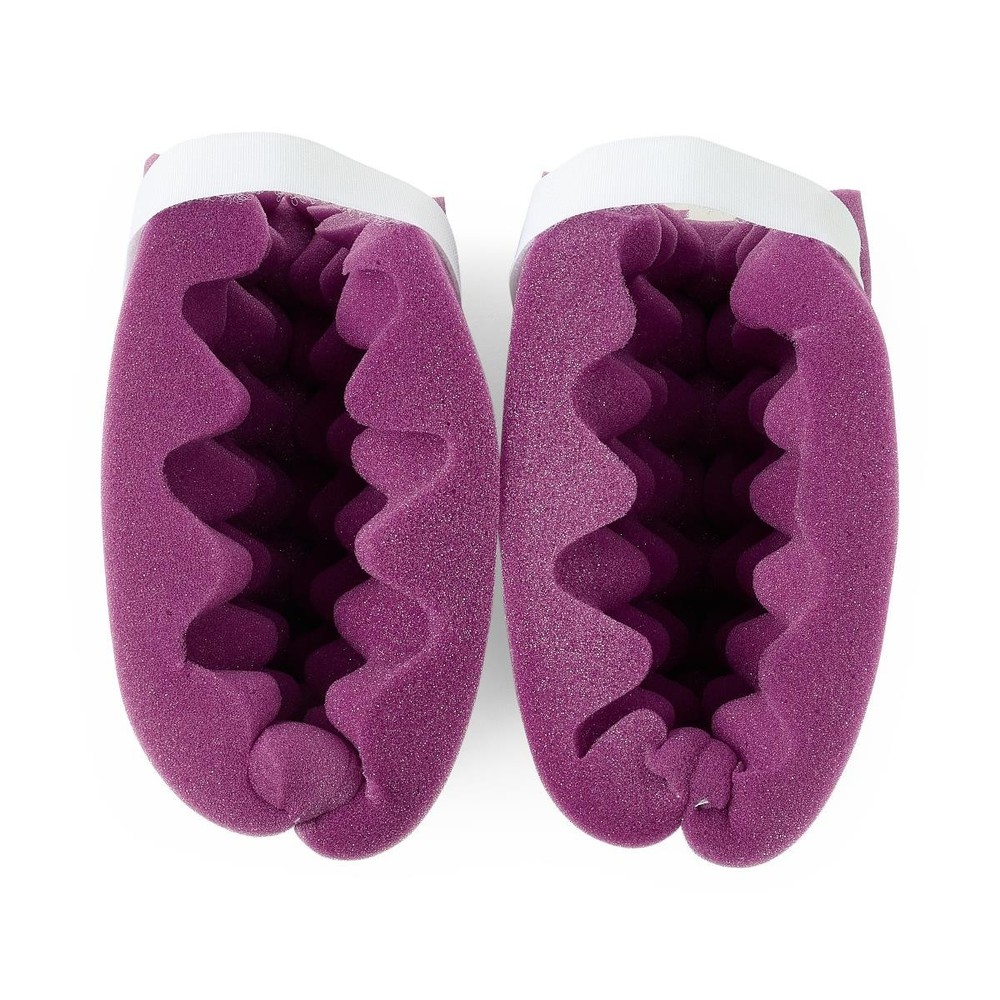 MEDLINE HEEL PROTECTORS, CONVOLUTED FOAM WITH HOOK AND LOOP STRAP, 1 PAIR