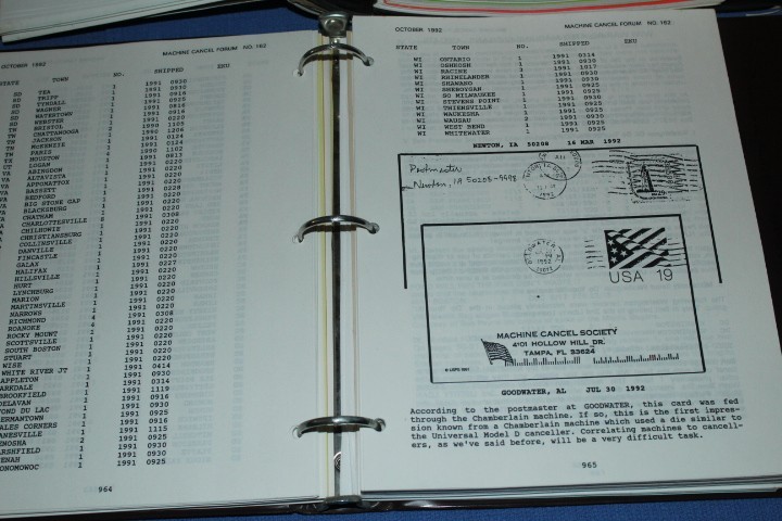 Machine Cancel Society Forum Journal HUGE offer various BlueLakeStamps Useful!