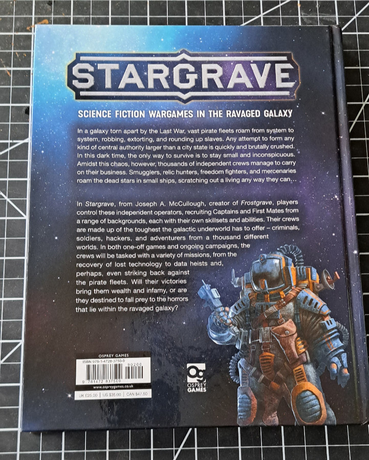 Stargrave Core Rulebook Slightly Used Osprey Publishing