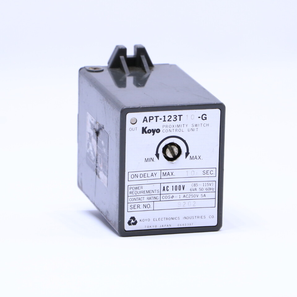 KOYO APT-123T10-G PROXIMITY SWITCH CONTROL UNIT