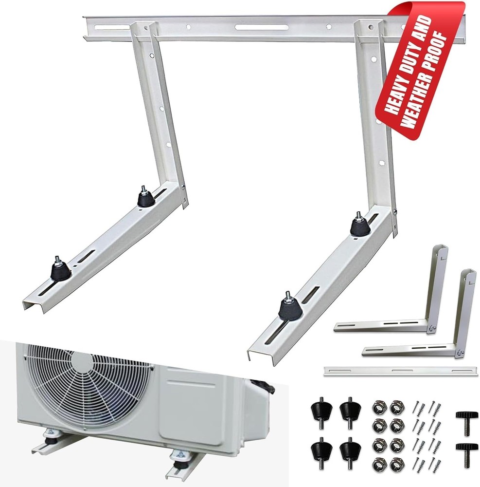 All-Weather Mini Split Mounting Bracket Kit - Secure Installation for AC Units