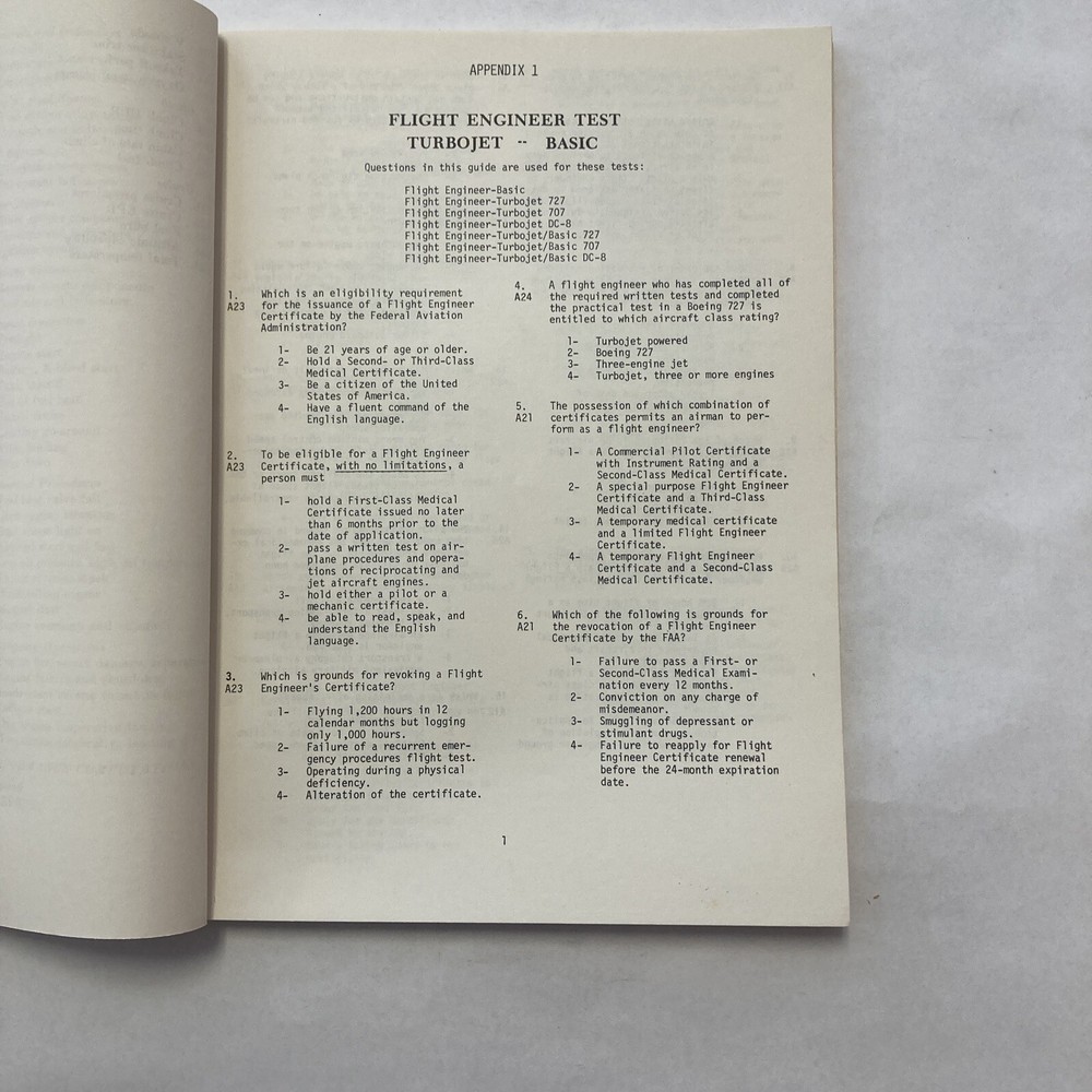 FAA - 2 Books - Turbojet-Basic & Turboprop Reciprocating Engine - Test Guides