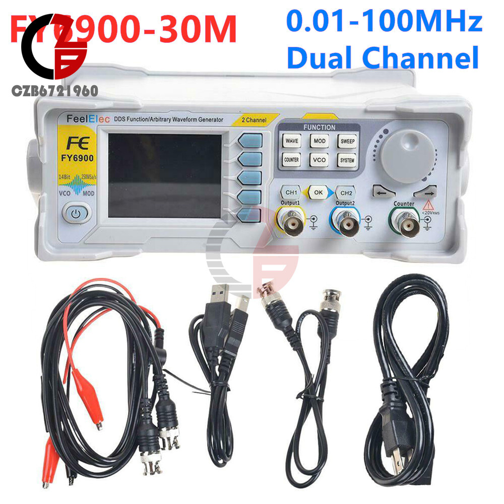 FY6900 30M 60M DDS Signal Arbitrary Waveform DDS Function Signal Generator
