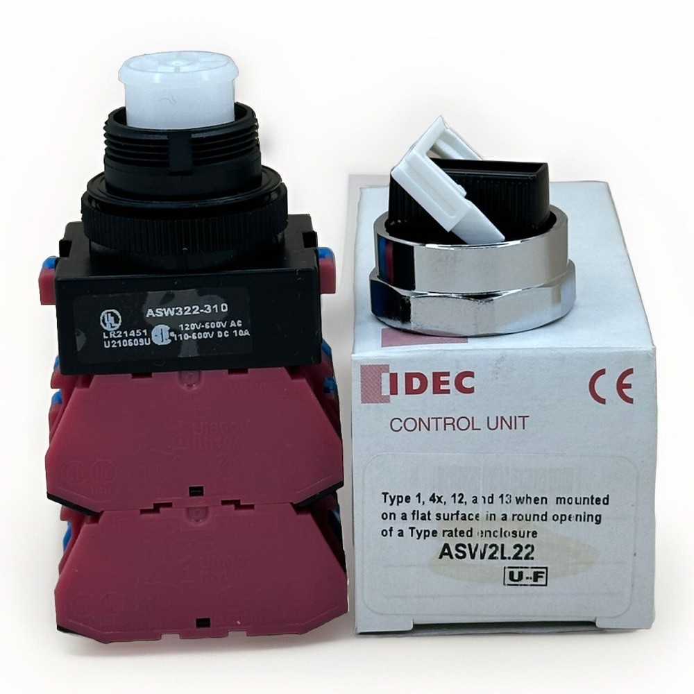 *Single* IDEC ASW2L.22 ASW322-310 Selector Switch