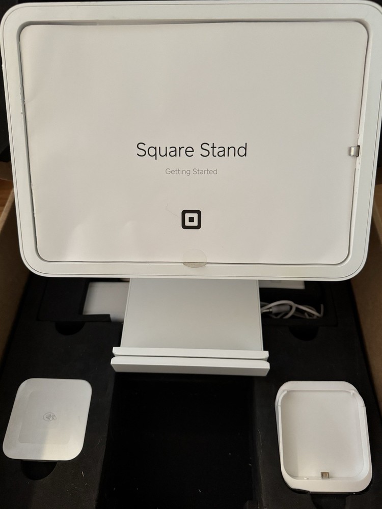 Square Stand POS Terminal White