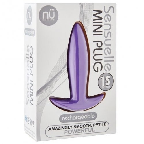 Nu Sensuelle Vibrating Silicone Mini-Plug - Purple