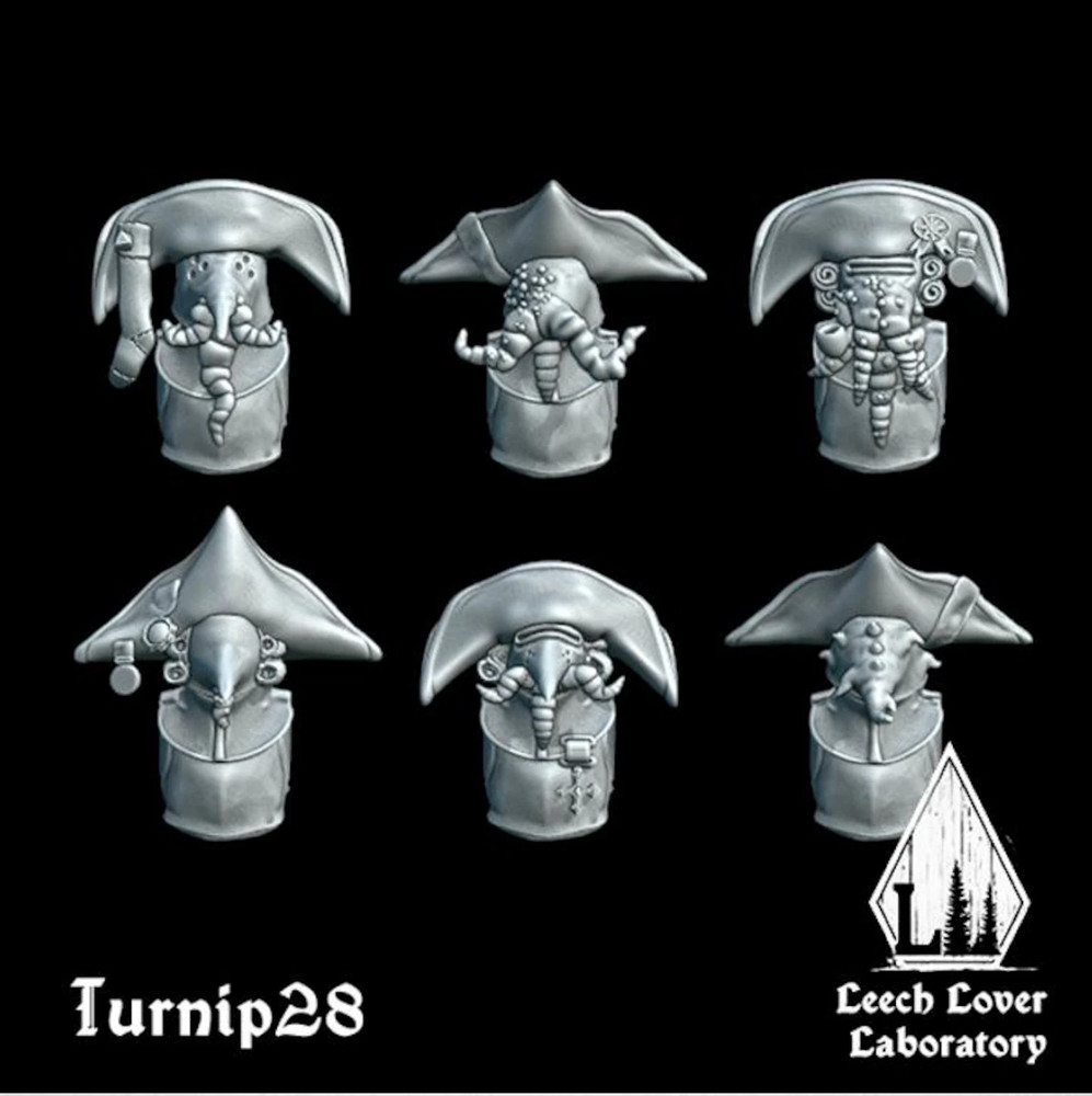 Grognard Brute, Bastard Torsos for Conversion & Kitbash for Turnip28, Sludge