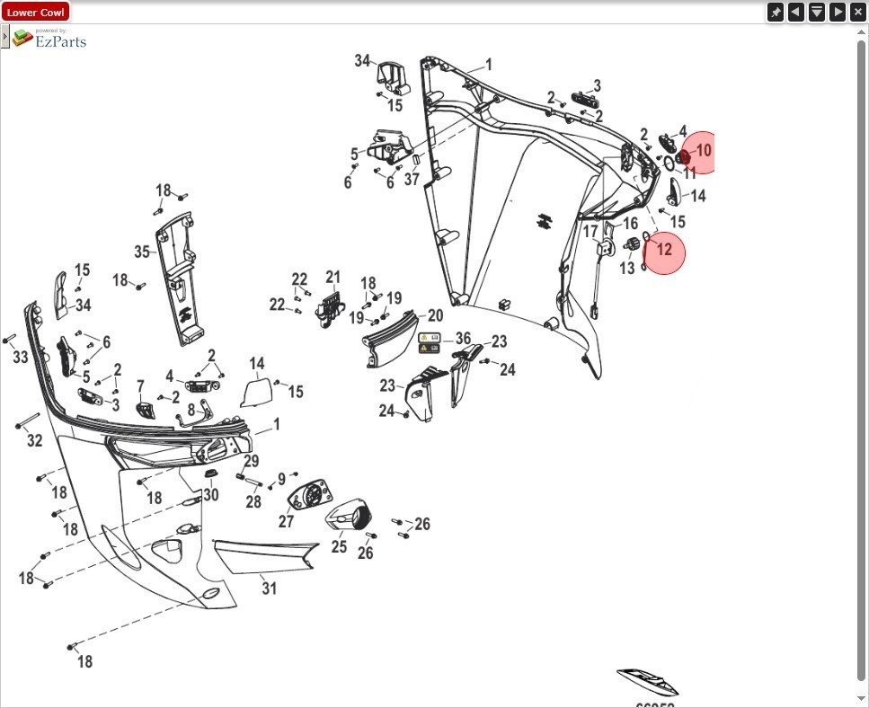 Mercury Flush Plug & Tether Kit 75-500HP - Part# 8M0224266 & 8M0215105 - New OEM