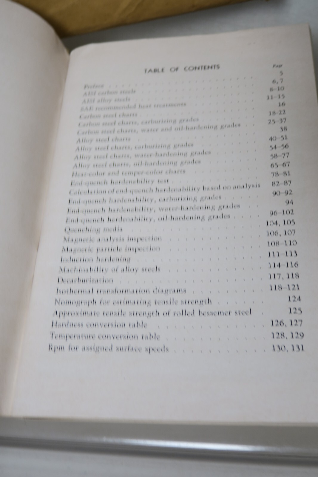 1946 BETHLEHEM STEEL PROPERTIES OF CARBON & ALLOY STEELS BOOK w/Mailer