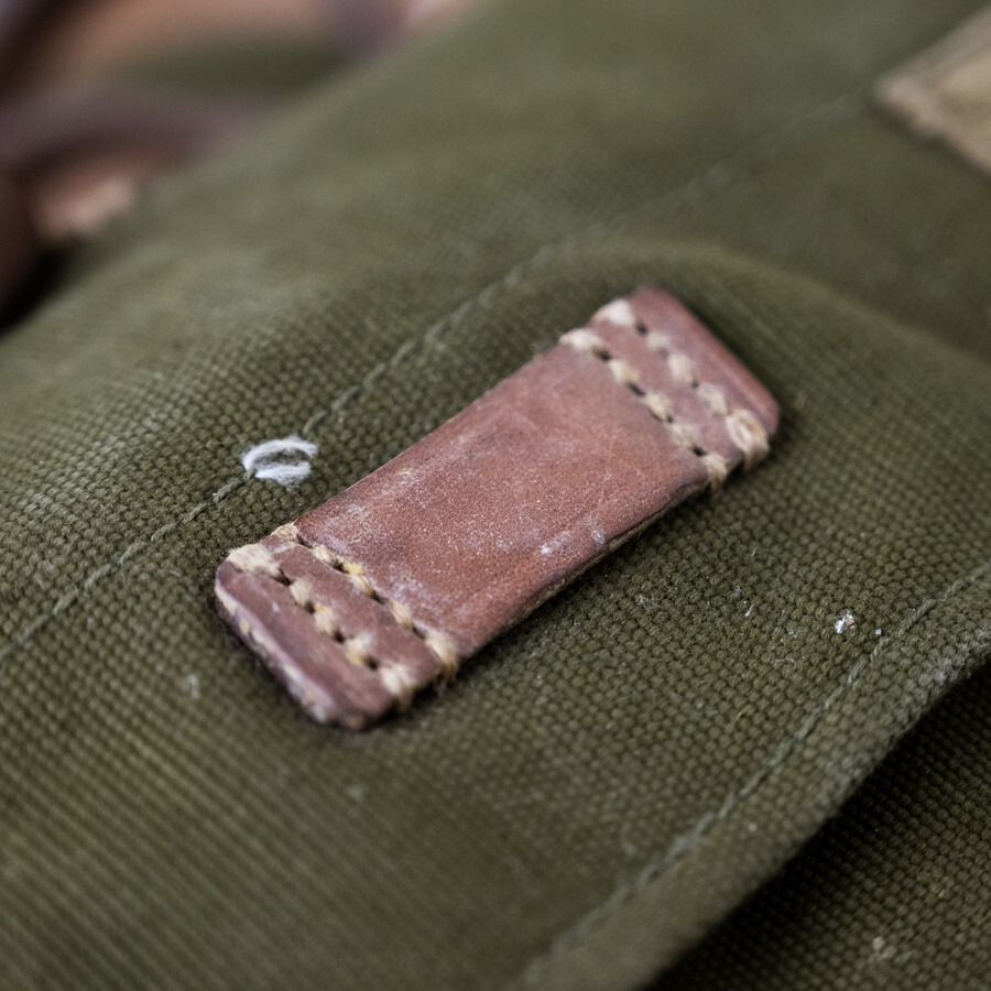 Romanian Military Vintage Canvas Shoulder Bag, Used.