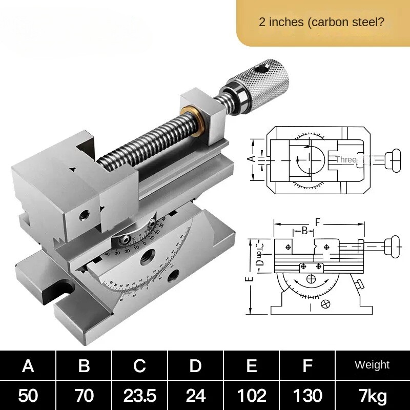 High Precision Flat Vise Grinder Manual Right Angle Vise Machine Cross Vise